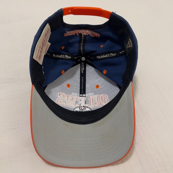 Edmonton Oilers Snapback Hat Cap Mitchell & Ness Adjustable NHL Hockey Vintage - Picture 5 of 6